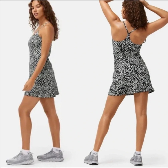 Outdoor Voices The Exercise Dress Snow Leopard Active Athletic Tennis Running XS - Picture 11 of 11